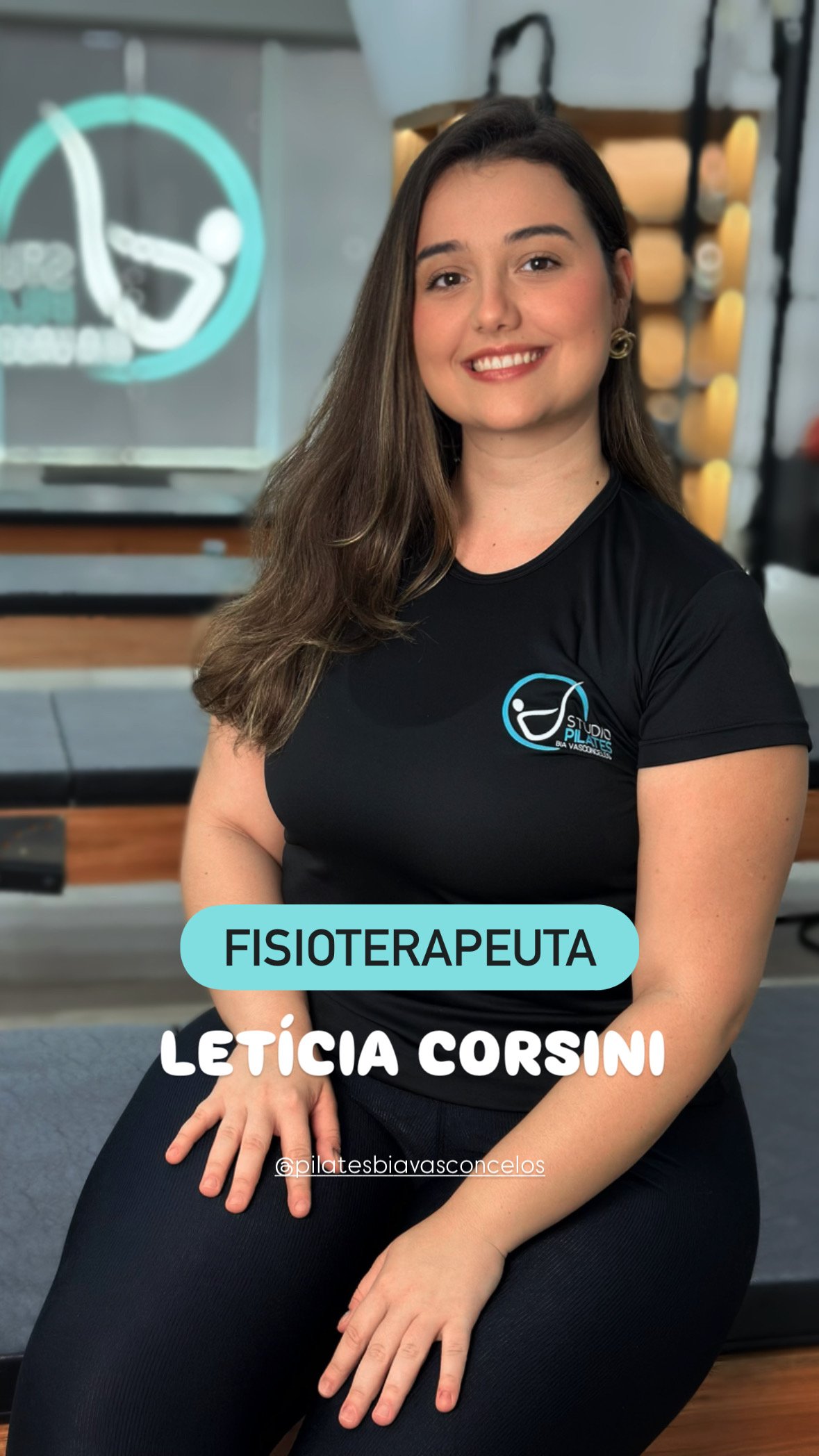 Letícia Corsini - Fisioterapeuta no Studio Pilates Bia Vasconcelos