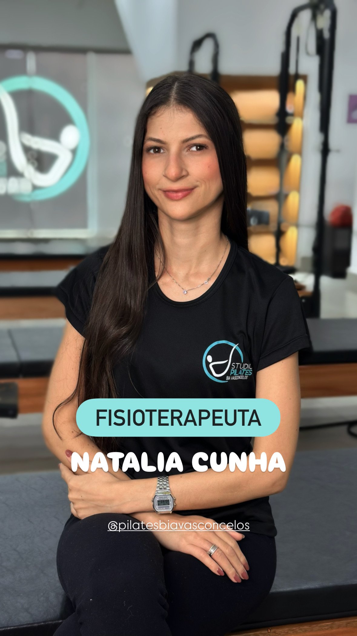 Natália Cunha - Fisioterapeuta no Studio Pilates Bia Vasconcelos